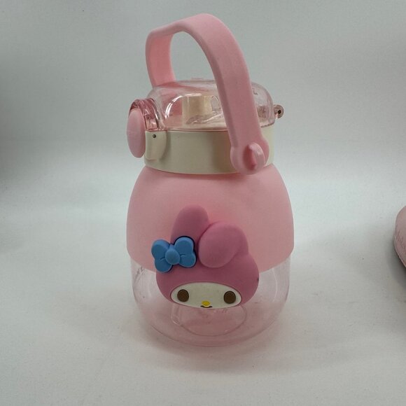 My Melody Pink Water Bottle with Handle – Cute Sanrio Style - Picture 1 of 5